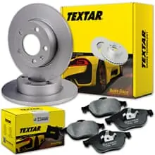 TEXTAR BREMSSCHEIBEN 302mm + BELÄGE HINTEN für FORD MAVERICK + MAZDA TRIBUTE Aktuell