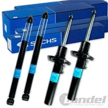 4x SACHS STOßDÄMPFER VORNE + HINTEN passend für FORD FIESTA V MAZDA 2 Wochenendangebot