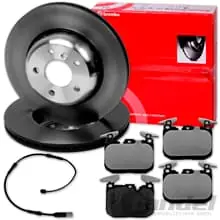 brembo BREMSSCHEIBEN 370mm + BELÄGE VORNE passend für BMW 4er F32 F33 F36 Begrenztes Angebot