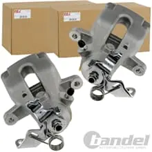 Günstig 2x BREMSSATTEL HINTEN LI+RE passend für CITROEN C2 C3 C4 DS PEUGEOT 207 208 2008