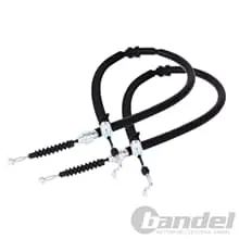 Sonderangebot 2x HANDBREMSSEILE HINTEN LINKS RECHTS passend für VOLKSWAGEN T4 FESTSTELLBREMSE