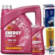 Solange Der Vorrat Reicht BOSCH ÖLFILTER 1457429185+MANNOL 5W30 ÖL passend für BMW 1er E87 3er E46 E90 5er