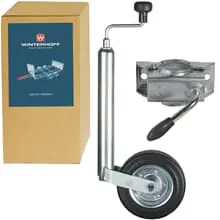 Bestseller WINTERHOFF STÜTZRAD PKW ANHÄNGER 150kg STÜTZLAST + KLEMMSCHELLE-Ø 48 mm