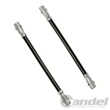 Schneller Versand 2x BREMSSCHLAUCH BREMSSCHLÄUCHE HINTEN passend für OPEL ASTRA G COMBO ZAFIRA A