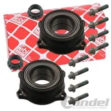 2x FEBI RADLAGERSATZ HINTEN für MERCEDES E-KLASSE W211 W212 S211 S212 CLK CLS Zertifiziert