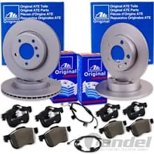 ATE BREMSSCHEIBEN + BELÄGE VORNE + HINTEN passend für MINI R50 R53 R52 Highlight