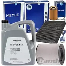 MEYLE FILTERSET+ORIGINAL 0W30 FÜR 1.6 TDI VW POLO 6R SKODA FABIA 2 AUDI A1 Kracherpreis