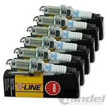 Sonderangebot 6x NGK ZÜNDKERZE V-LINE 48 passend für TOYOTA LAND CRUISER J12 Bj 01.03 - 07.09
