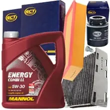 FILTERSET + 5W30 MANNOL ÖL passend für VW 1.4 TSI TOURAN TIGUAN PASSAT GOLF 6 Schneller Versand