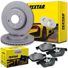 Garantierte Lieferung TEXTAR BREMSSCHEIBEN + BELÄGE VORNE für FIAT DUCATO CITROEN JUMPER PEUGEOT BOXER