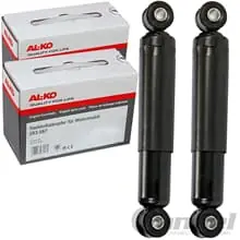 2x ALKO ACHSSTOSSDÄMPFER 283587 STOßDÄMPFER HINTEN SCHWARZ für WOHNMOBIL-CHASSIS Markenware