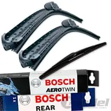 Markenprodukt BOSCH AEROTWIN SCHEIBENWISCHER VORNE + HINTEN für MERCEDES E-KLASSE S212 Kombi