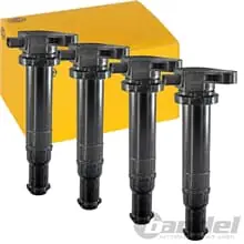 4x HELLA ZÜNDSPULE passend für HYUNDAI ACCENT III (MC) 1.6 GLS 11.2005-11.2010 Sonderaktion