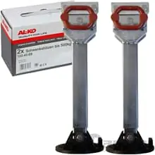 2x ALKO HUBSTÜTZE STÜTZFUß 51cm SCHWENKBAR AUSDREH-/ SCHWERLASTEN-STÜTZEN 500kg Neue Ware