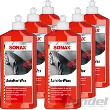 Super-Preis 6x 500ml SONAX AUTOHARTWAX AUTOWACHS LACKPFLEGE VERSIEGELUNG HARTWACHS WACHS