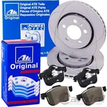 Must-Have ATE POWERDISC SCHEIBEN Ø239mm+BELÄGE VORNE für VW FOX SKODA FABIA ROOMSTER
