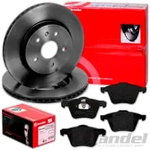 Bestpreis brembo BREMSSCHEIBEN 336mm + BELÄGE VORNE passend für VOLVO V60 V70 S60 XC70 S80