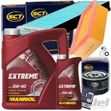Bestseller INSPEKTIONSPAKET+MANNOL 5W40 ÖL passend für RENAULT ESPACE 4 2.0 136PS ab 11.02