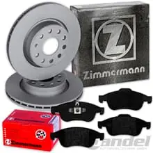 Jetzt Kaufen ZIMMERMANN BREMSSCHEIBEN 280mm + BELÄGE VORNE passend für DACIA DUSTER 1 2 HS HM
