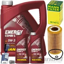 Online Kaufen MANN ÖLFILTER HU718/1K+7L MANNOL 5W30 ÖL C-E KLASSE CLK C209 200-270 CDI