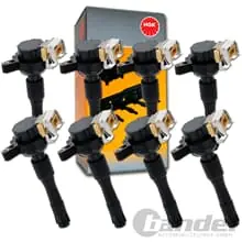 8 NGK Zündspule passend für BMW 5er E39 7 E38 8er E31 X5 E53 Z8 E52 LAND ROVER Highlight