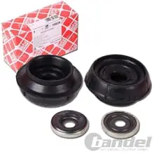 Neu Im Sortiment 2x FEBI FEDERBEINLAGER VORDERACHSE passend für RENAULT KANGOO TWINGO 2 CLIO 2