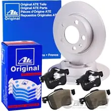Neu ATE BREMSSCHEIBEN Ø278mm + BELÄGE HINTEN passend für NISSAN PRIMERA P11 WP11