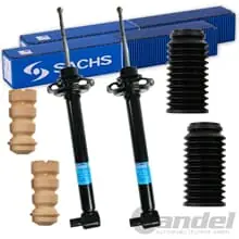 2x SACHS STOSSDÄMPFER + PROTECTION KIT HINTEN passend für AUDI A4 B5 8D Avant Top-Seller