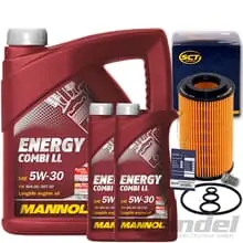 Sichere Zahlung ÖLFILTER FILTER+MANNOL 5W30 ÖL für MERCEDES A B C E KLASSE W 176 246 204 212