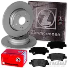 Top-Seller ZIMMERMANN BREMSSCHEIBEN 284mm + BELÄGE HINTEN passend für KIA CARENS 4 RP IV