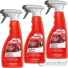Preis Gesenkt 3x 500ml SONAX INSEKTENENTFERNER REINIGER AUTO LACK KUNSTSTOFF GLAS