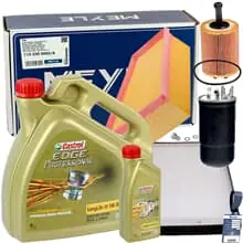 MEYLE INSPEKTIONSPAKET+CASTROL 5W30 ÖL für TDI SDI VW POLO 9N SKODA FABIA I Expressversand