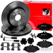 brembo BREMSSCHEIBEN 295mm + BELÄGE VORNE für MERCEDES E-KLASSE W211 S211 Sichere Zahlung