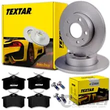 TEXTAR BREMSSCHEIBEN 245mm + BELÄGE HINTEN für AUDI A6 C5 4B Limo + Avant Sofort Bestellen