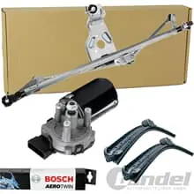 SCHEIBEN-WISCHERGESTÄNGE + MOTOR + BOSCH WISCHBLATT VORNE passend für FIAT DOBLO Rabatt