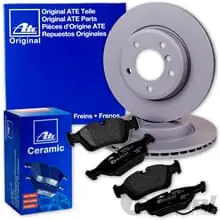 Knallerangebot ATE BREMSSCHEIBEN 345mm + CERAMIC BELÄGE VORNE für AUDI A4 S4 8K B8 A5 S5 8T 8F