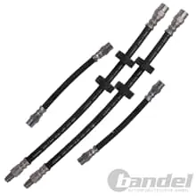 BREMSSCHLAUCH BREMSSCHLÄUCHE VORNE+HINTEN LINKS+RECHTS PASSAT 35i GOLF 1 2 JETTA Top-Seller