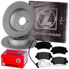 Heißes Angebot ZIMMERMANN BREMSSCHEIBEN + BELÄGE HINTEN für OPEL MOVANO B + RENAULT MASTER 3