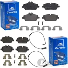 Kracherpreis ATE CERAMIC BREMSBELÄGE VORNE + HINTEN passend für BMW 1er E81 E87