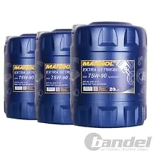 3x 20 Liter MANNOL EXTRA SAE 75W-90 API GL-5 GL5 / Achsenöl Getriebeöl Sonderangebot