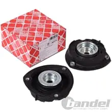 2x FEBI FEDERBEINLAGER DOMLAGER VORNE passend für AUDI A3 SEAT VW SKODA Neue Ware