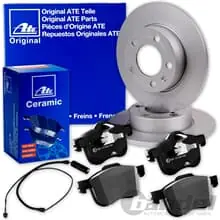 Sonderaktion ATE BREMSSCHEIBEN 259mm + CERAMIC BELÄGE HINTEN passend für MINI R50 R52 R53