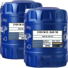 2x20L MANNOL M.O. SAE 50 MOTORÖL MINERALISCH passend für VOLVO B20 MACK EO-J LKW Direktkauf