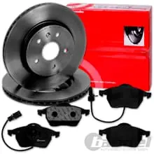 Preisknaller brembo BREMSSCHEIBEN 288mm + BELÄGE VORNE passend für AUDI A6 C5 4B Limo + Avant
