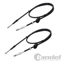 Kracherpreis 2x HANDBREMSSEILE HINTEN LINKS RECHTS für RENAULT MEGANE II COUPE CABRIOLET