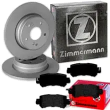 ZIMMERMANN BREMSSCHEIBEN 281mm + BELÄGE HINTEN passend für MAZDA CX-3 CX3 DK Heißes Angebot