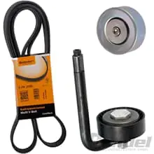 Neuheit CONTI KEILRIPPENRIEMEN+SPANN-/UMLENKROLLE passend für BMW E46 E60 E61 E65 E53 83