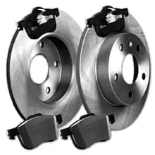 Heißes Angebot BREMSSCHEIBEN 238mm massiv + BELÄGE VORNE für RENAULT CLIO 1 + R19 + RAPID