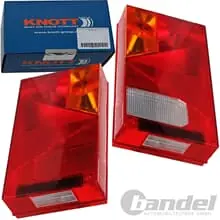 2x KNOTT LICHTSCHEIBE ERSATZGLAS mit RFS für HECKLEUCHTE MULTIPOINT 1 ANHÄNGER Jetzt Kaufen