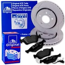ATE PowerDisc BREMSSCHEIBEN + BELÄGE VORNE für VW GOLF 4 POLO AUDI A3 LEON FABIA Jetzt Kaufen